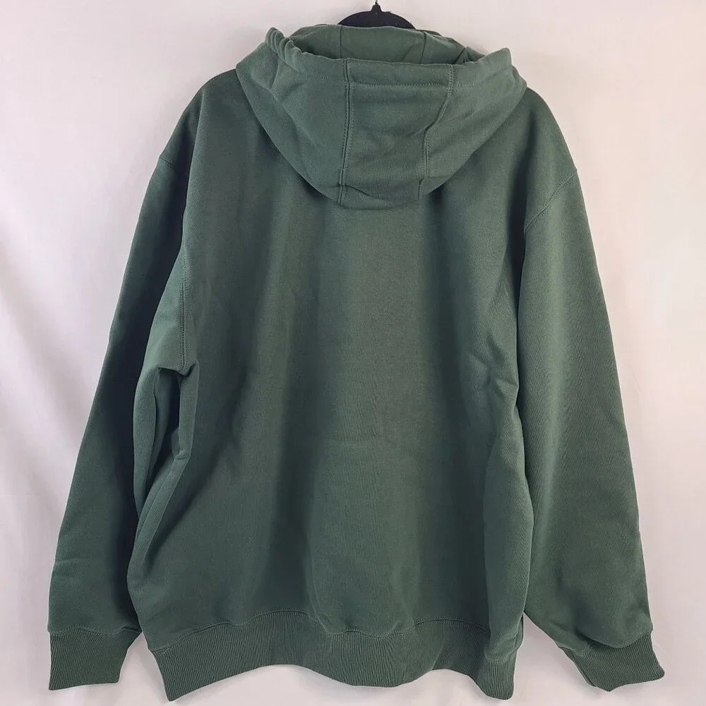 Carhartt Rain Defender Loose Fit Heavyweight Quarter-Zip Sweatshirt Green Sz XL